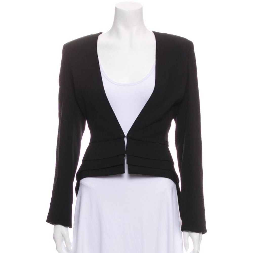 Brandon Maxwell Black Jacket $2195